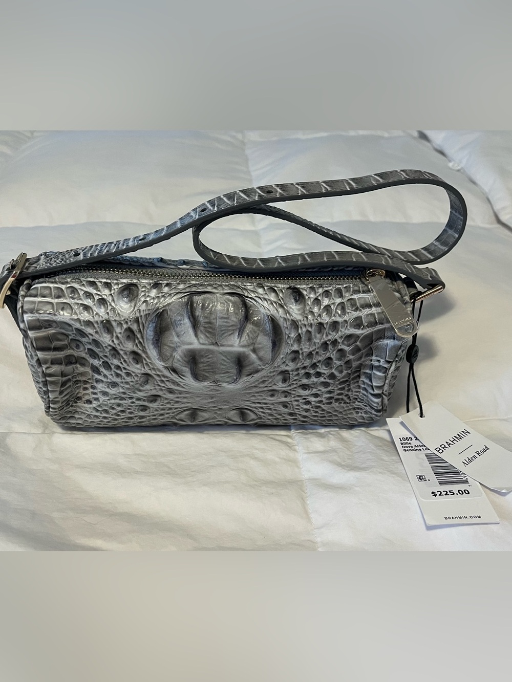 NWT Brahmin Billie Bag in Dove Gray